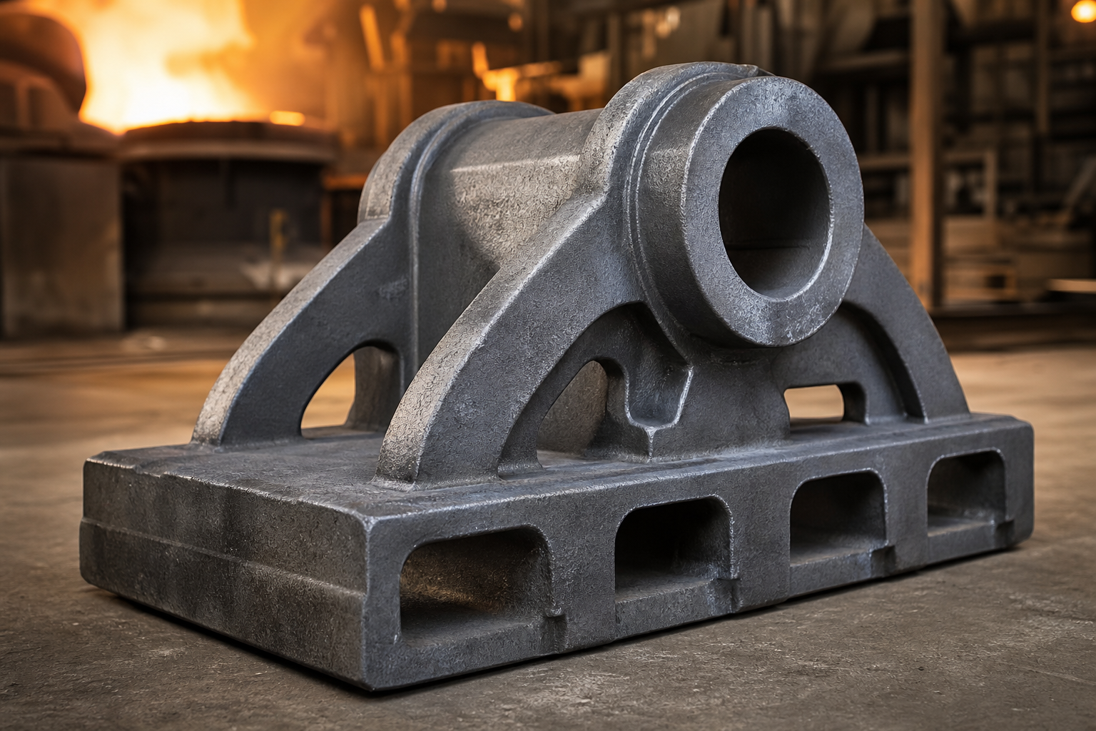 HK40 heat resistant casting in an industrial environment