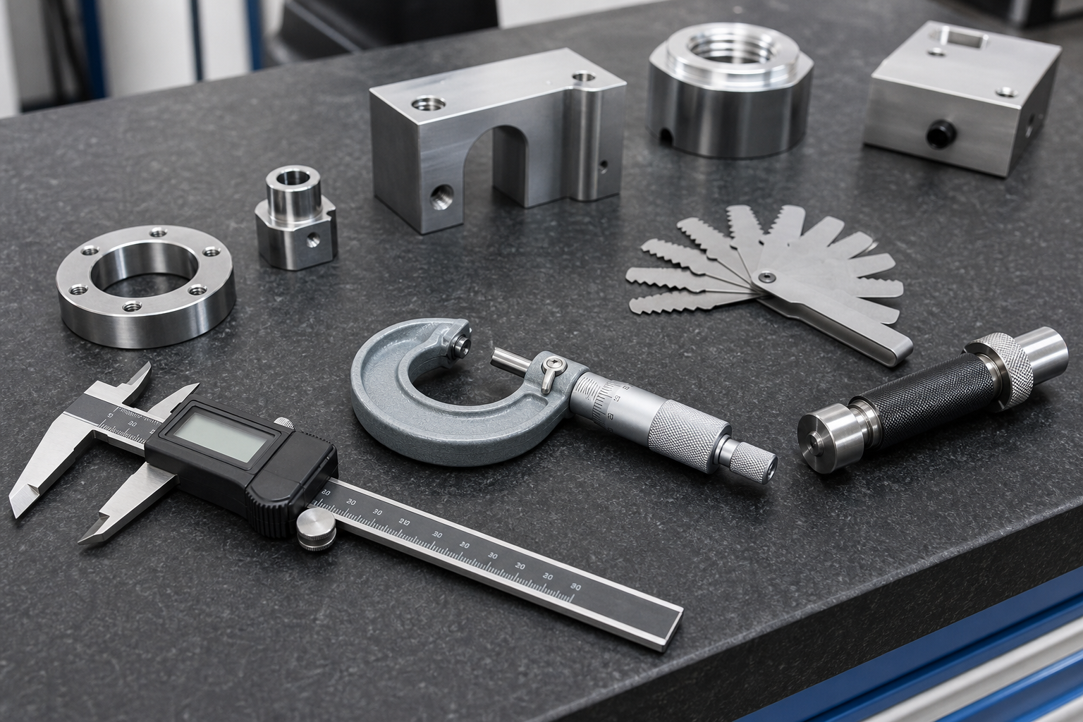 Quality inspection tools for metal parts