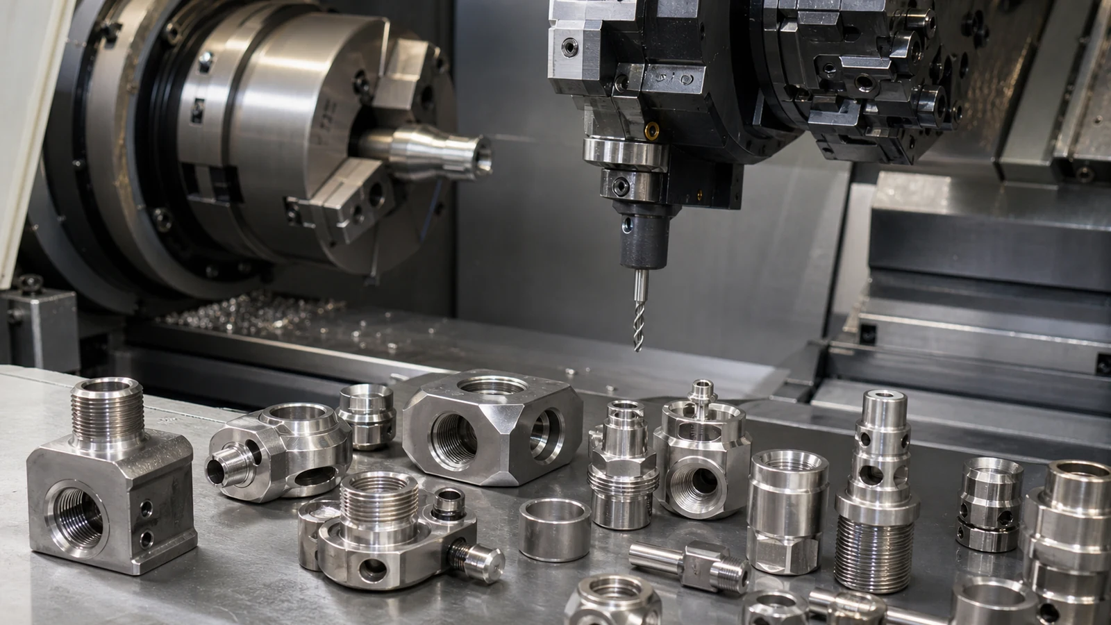 CNC-Bearbeitungsprozess für Kaffeemaschinenkomponenten