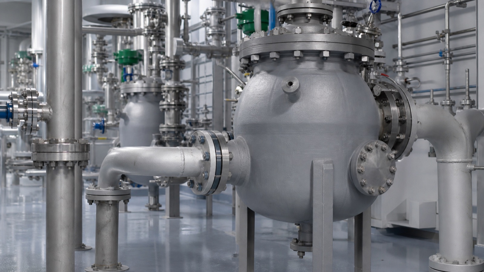Chemical processing corrosion-resistant equipment