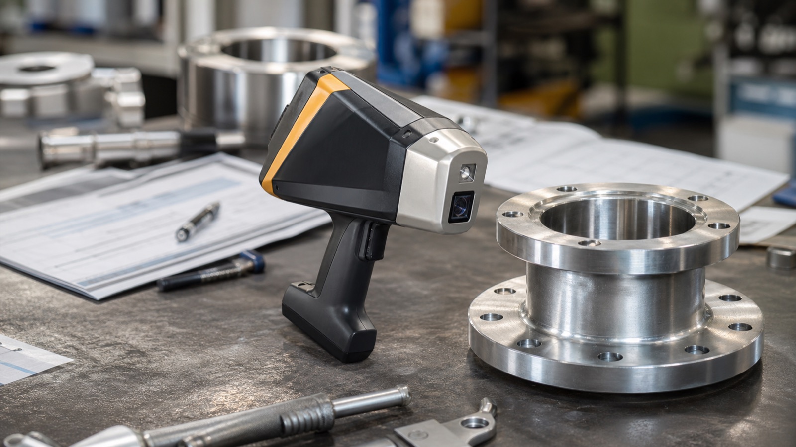 PMI inspection of corrosion-resistant alloy component