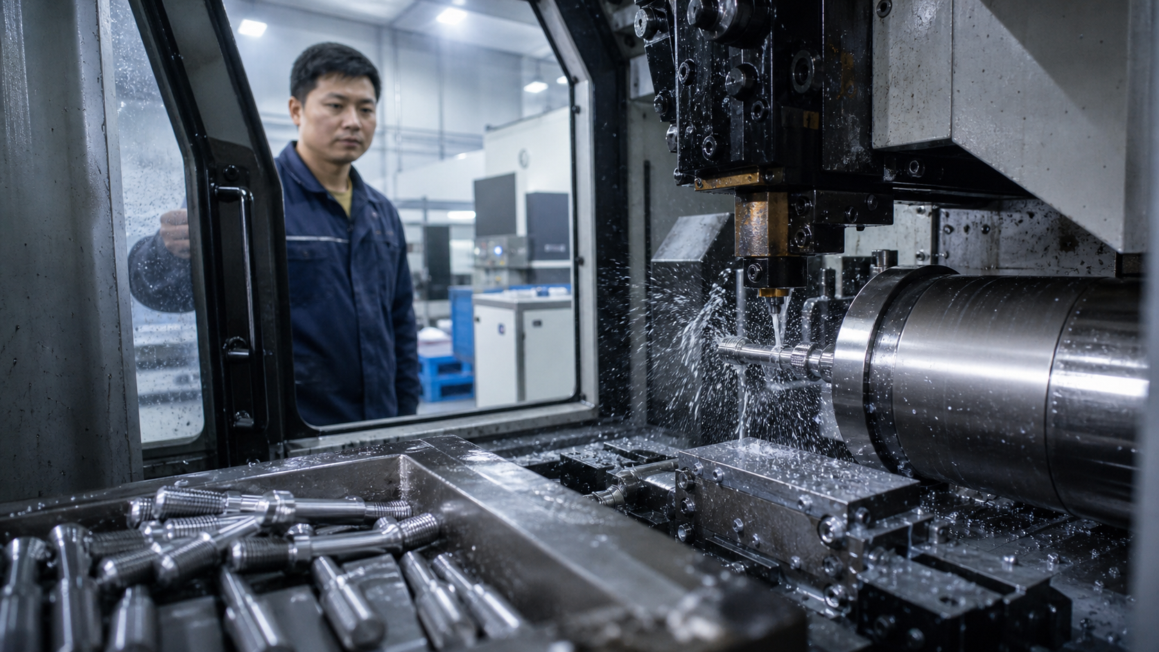 CNC-Bearbeitung von Befestigungselementrohlingen aus 904L und 254SMO