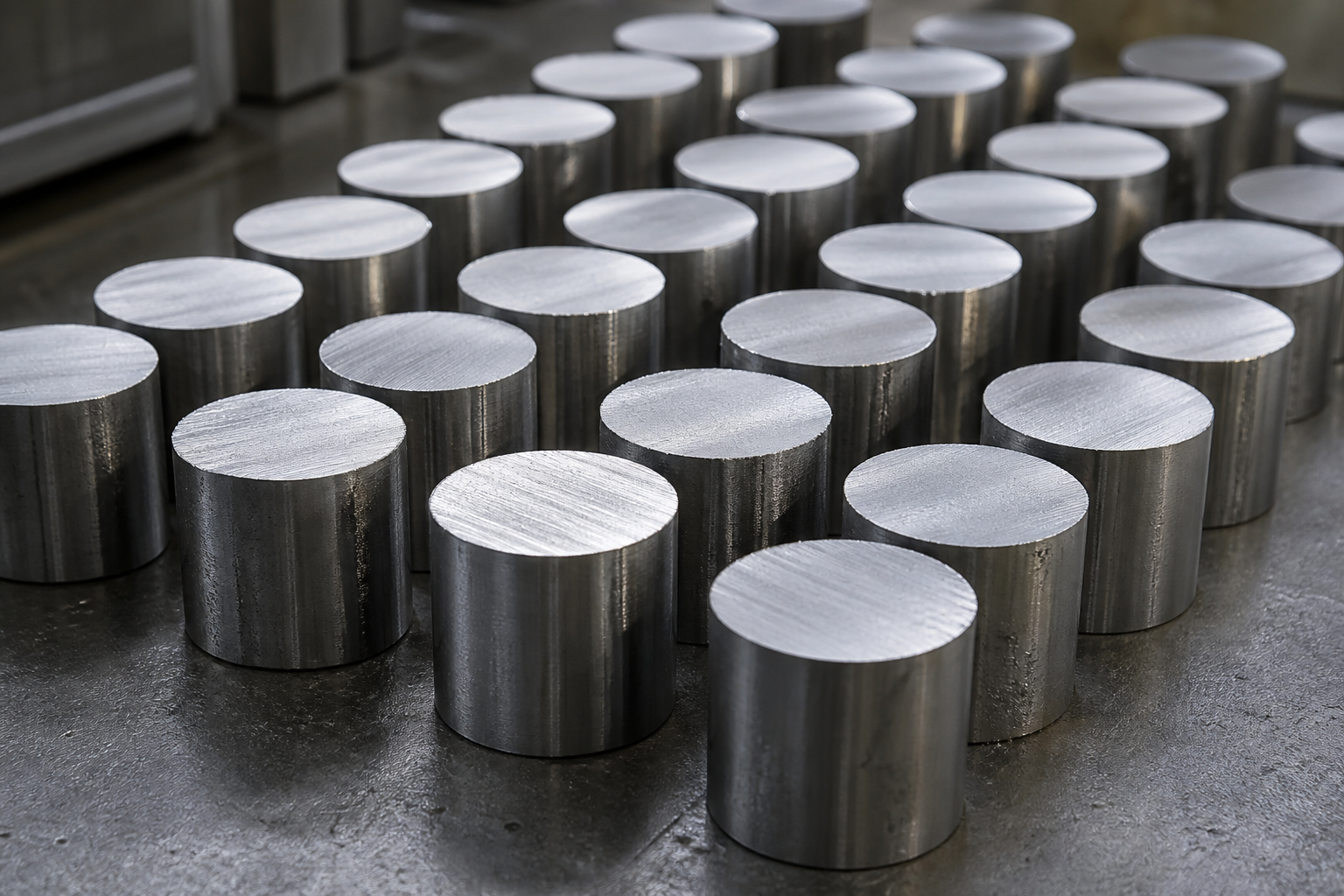 Cut metal blanks prepared for forming or machining