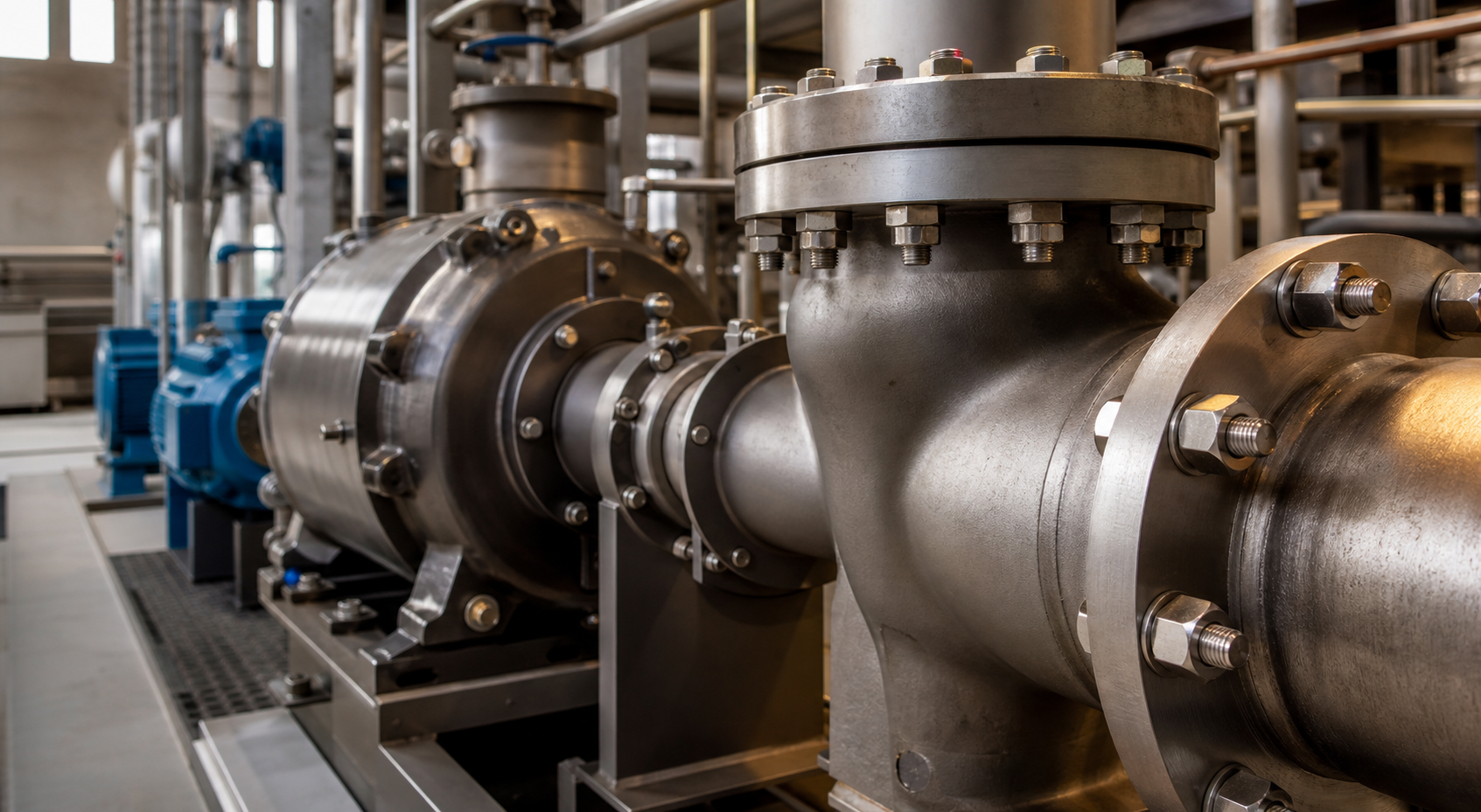 High-performance fasteners installed on industrial equipment