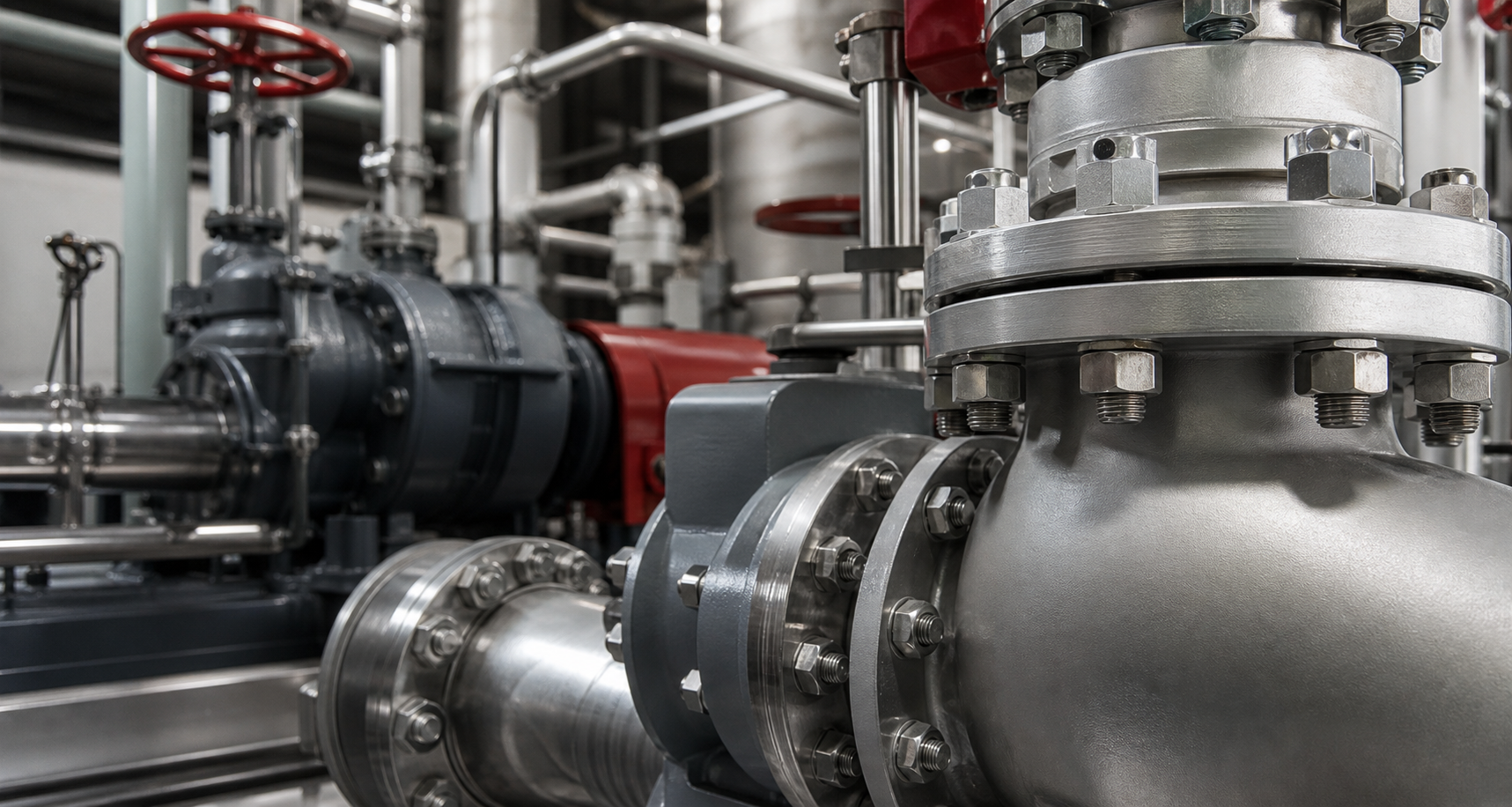Pump and valve equipment with corrosion resistant fasteners