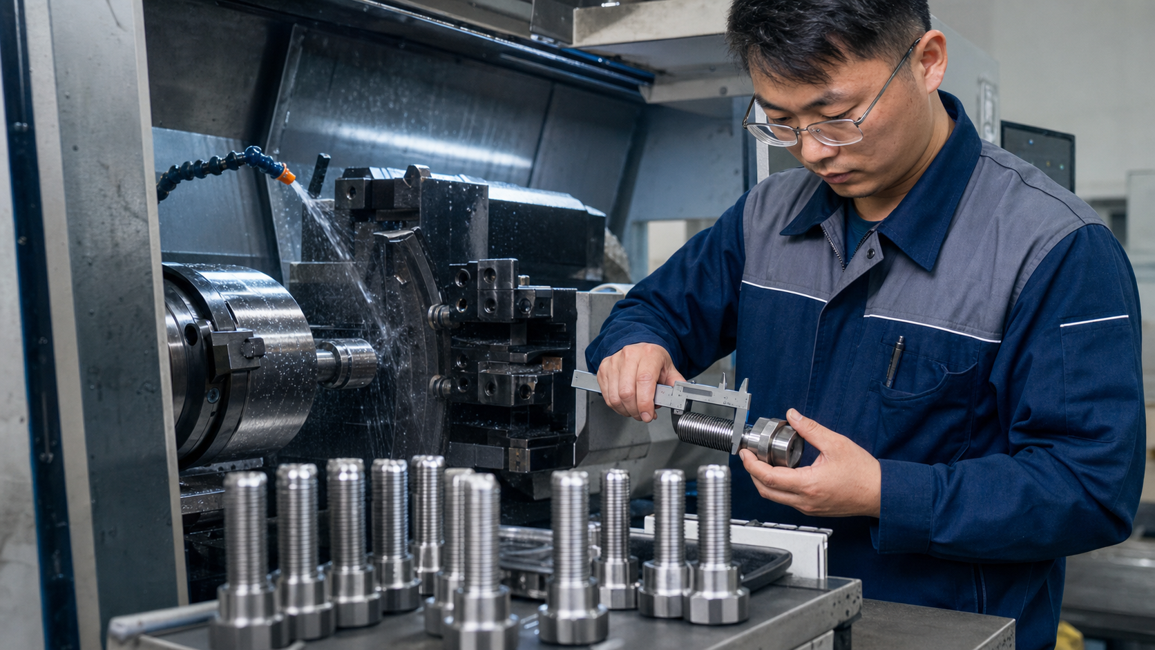 Super duplex flange bolts for chloride-rich chemical plant service