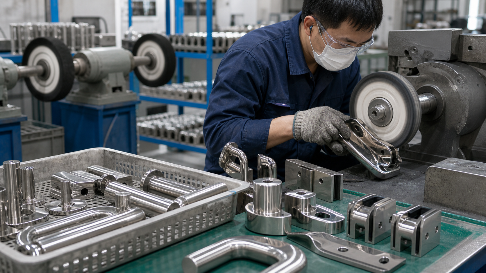Coordinate measuring inspection of investment cast stainless steel architectural hardware