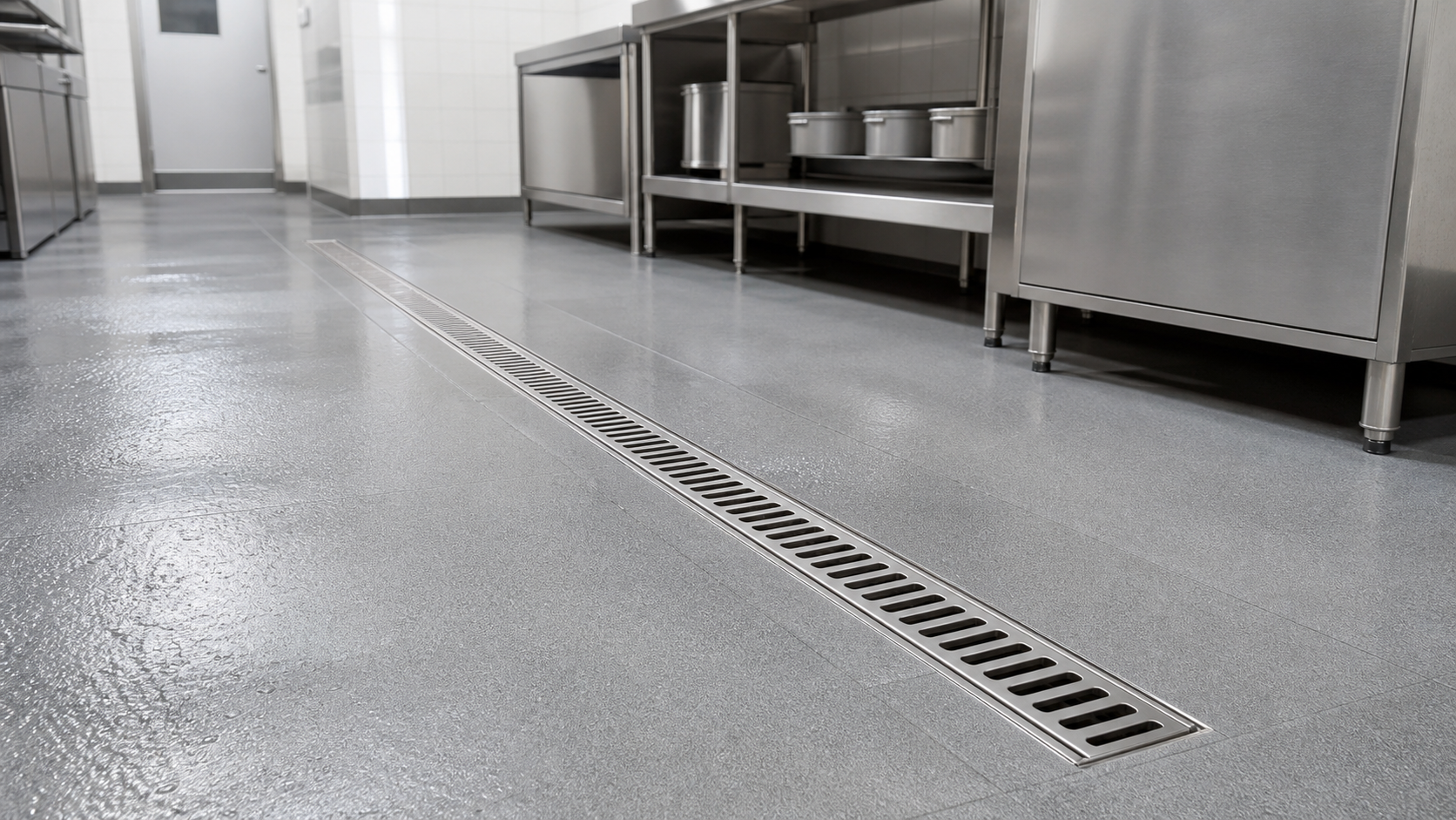 Export packaging for stainless steel linear drain channels with protective foam and cartons