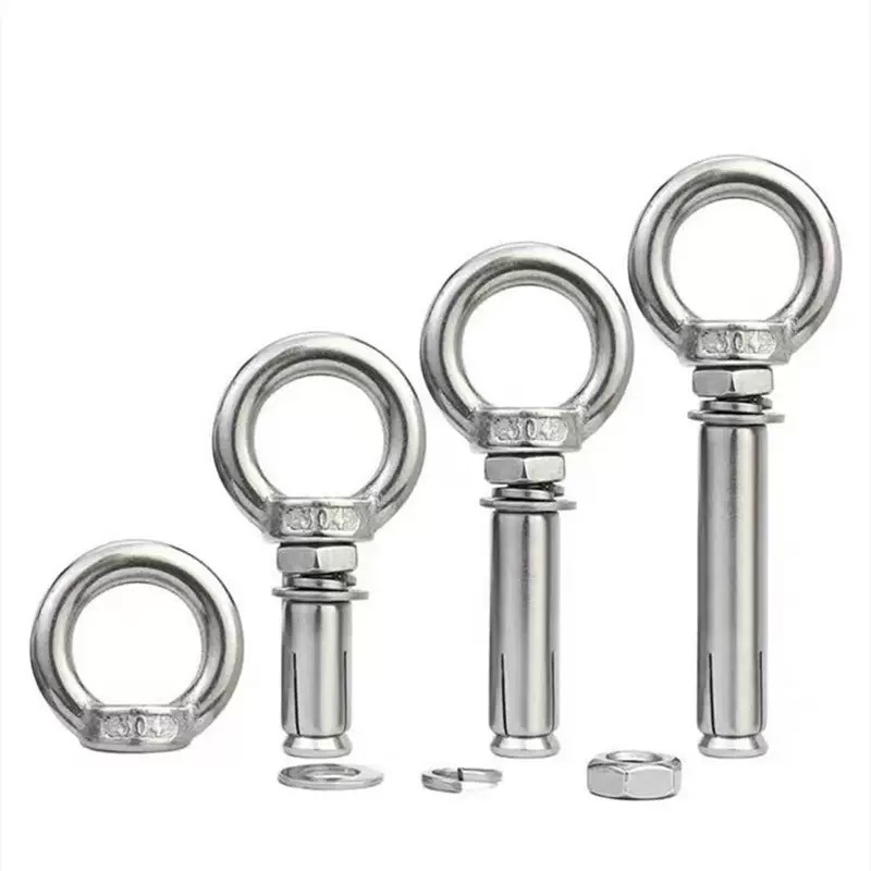 304 Stainless Steel Eye Bolt Expansion Anchors M6 M8 M10 M12