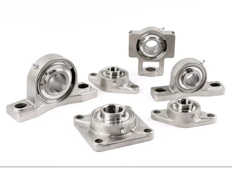 Compact stainless steel mounted bearing unit